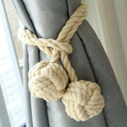 Macramé Rope Curtain Brace