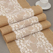 Jute and Lace Table Runner
