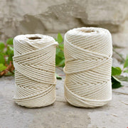 Beige twisted cotton macramé wire 1-10mm for creation