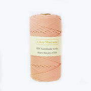 Premium: 3mm macramé thread 100m color Pink