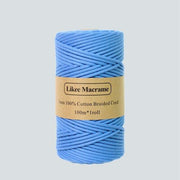 Premium: 3mm macramé wire 100m color Blue
